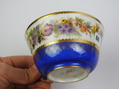 SEVRES: Four porcelain tea cups and saucers...
