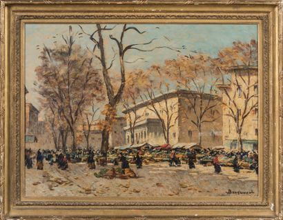 Louis BRAQUAVAL (1854-1919): Place de la...