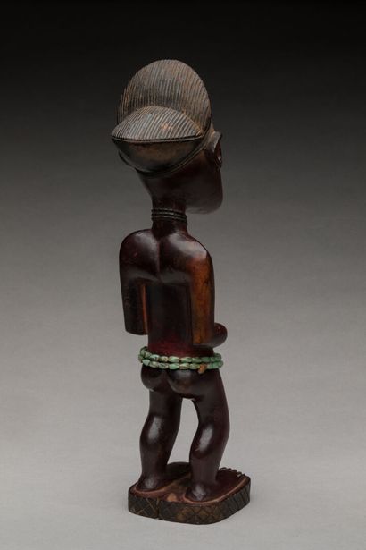 BAOULE, Cote d'Ivoire.
Bois, patine rougeâtre,...
