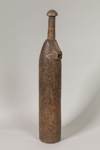 SENOUFO, Côte d'Ivoire.
Bois, patine d'usage.
Trompe...