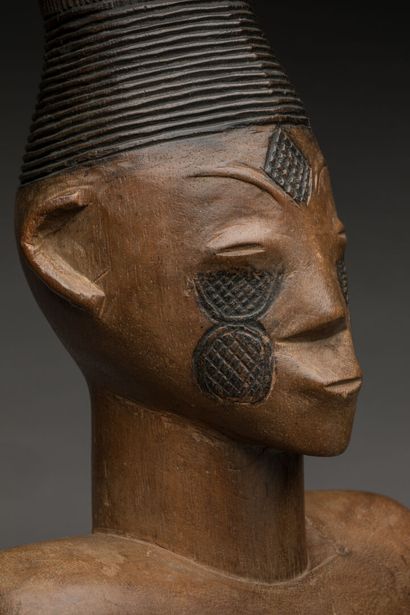 MANGBETU, République Démocratique du Congo.
Bois...