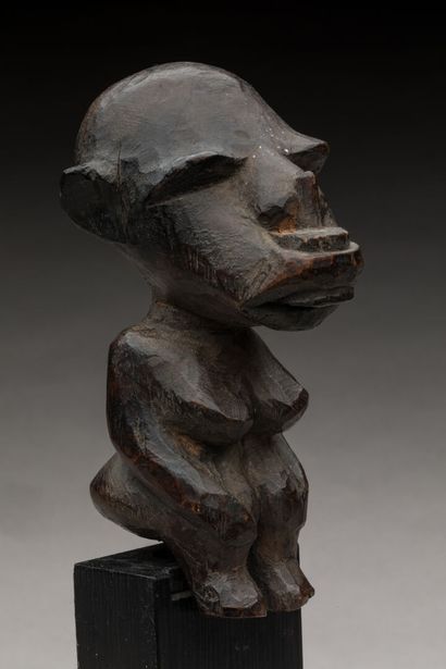 MAKONDE, Tanzanie.
Bois dur, patine sombre.
Haut...