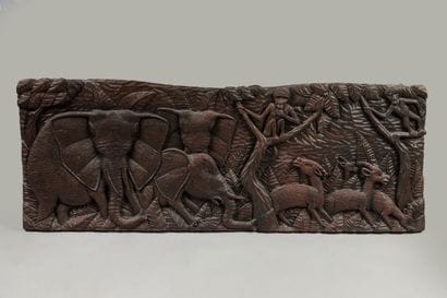 KANONGO (1919-2008, Congo Brazzaville).
Signé...