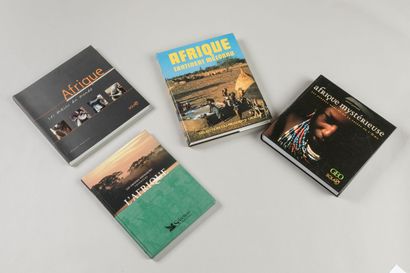 AFRIQUE
Réunion de 4 volumes comprenant :
-...