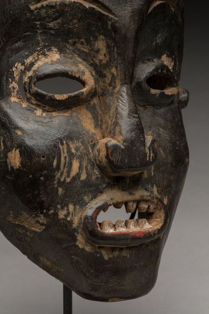BAMILEKE, Cameroun.
Bois dur, polychromie.
Ancien...