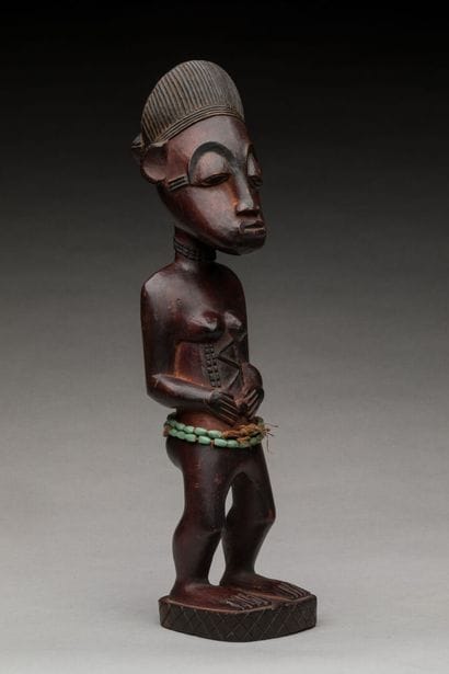 BAOULE, Cote d'Ivoire.
Bois, patine rougeâtre,...