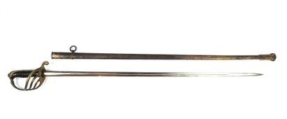ARMEMENT. Sabre modèle 1882 d'officier d'infanterie,...