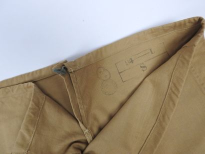 UNIFORMES. Rare tenue légère d'été de tirailleurs...