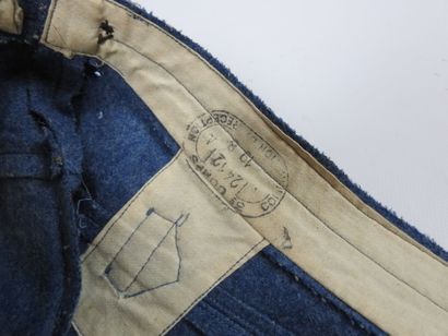 UNIFORMES. Pantalon-culotte modèle 1914 pour...