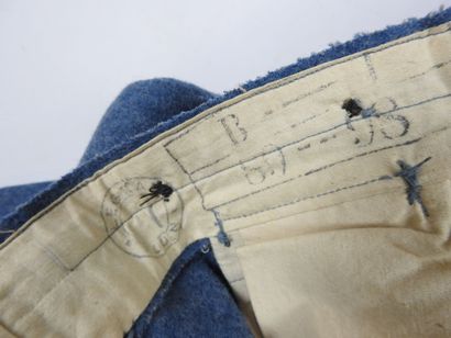 UNIFORMES. Pantalon-culotte modèle 1914 pour...