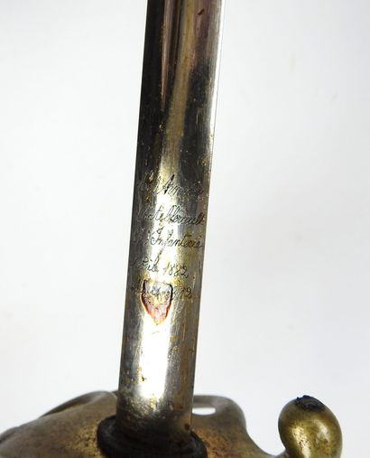 ARMEMENT. Sabre modèle 1882 d'officier d'infanterie,...