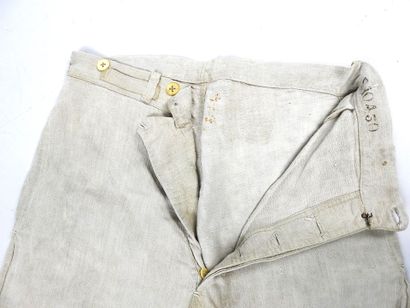 UNIFORMES. Bourgeron de treillis modèle 1882...