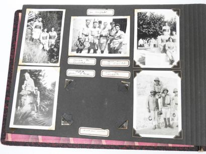 ALBUM-PHOTOS. Album personnel d'un zouave...
