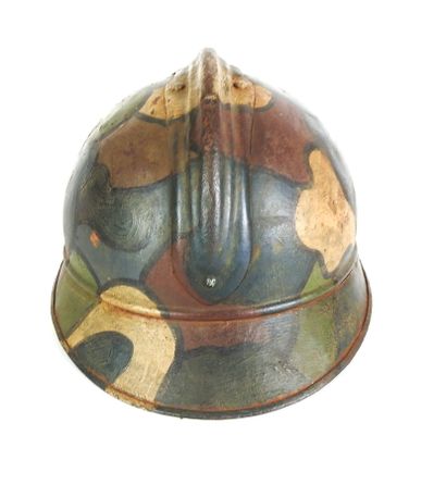 COIFFURES. Casque Adrian modèle 1915 d'observateur...