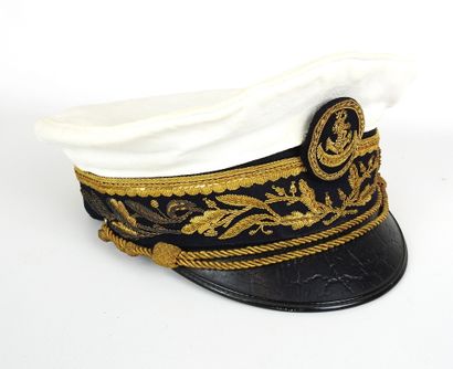 COIFFURES. Casquette d'administrateur colonial...