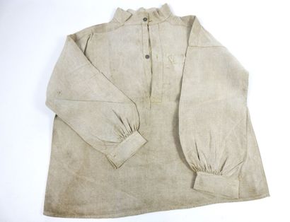 UNIFORMES. Bourgeron de treillis modèle 1882...