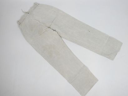 UNIFORMES. Pantalon de corvée à pont en toile...