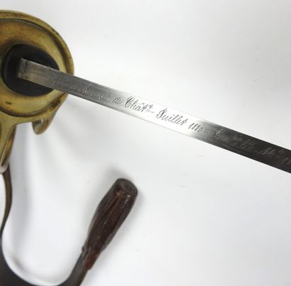 ARMEMENT. Sabre de cavalerie légère modèle...