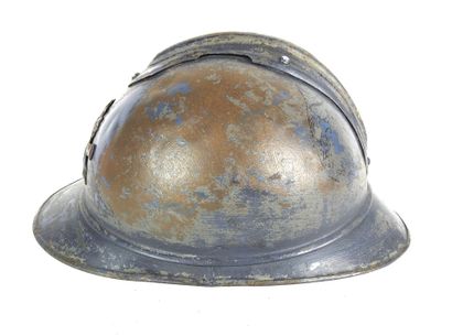 COIFFURES. Casque Adrian modèle 1915 d'observateur...
