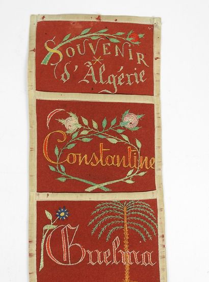 SOUVENIRS. Trousse à couture artisanale réalisée...
