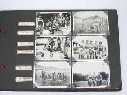 ALBUM-PHOTOS. Album personnel d'un zouave...