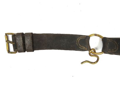 EQUIPEMENTS. Ceinturon modèle 1879 pour les...