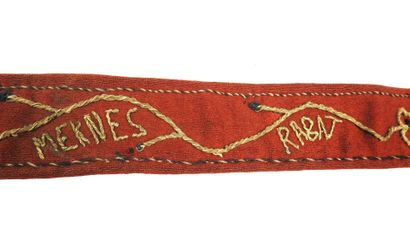 SOUVENIRS. Ceinture commémorative de la campagne...
