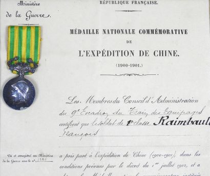 DECORATIONS. Médaille de l'expédition de...