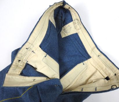UNIFORMES. Pantalon-culotte modèle 1914 pour...