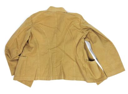 UNIFORMES. Paletot type 1901 en toile kaki...