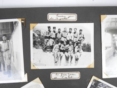 ALBUM-PHOTOS. Album personnel d'un zouave...