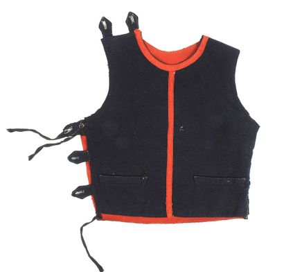 SOUVENIRS. Gilet de zouaves en drap bleu...