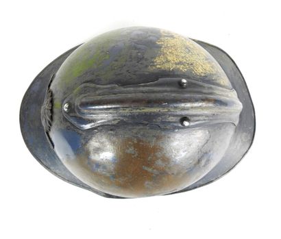 COIFFURES. Casque Adrian modèle 1915 d'observateur...