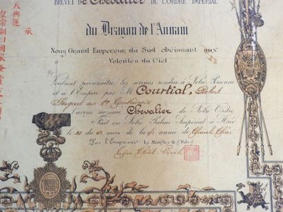DOCUMENTS. Brevet de chevalier de l'ordre...