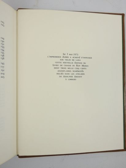 TILANDIER Gunnar. Le livre de chasse du Roy...