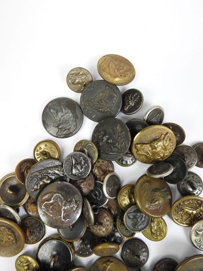 BUTTON. 60 O. and O. hunting buttons. Suit...