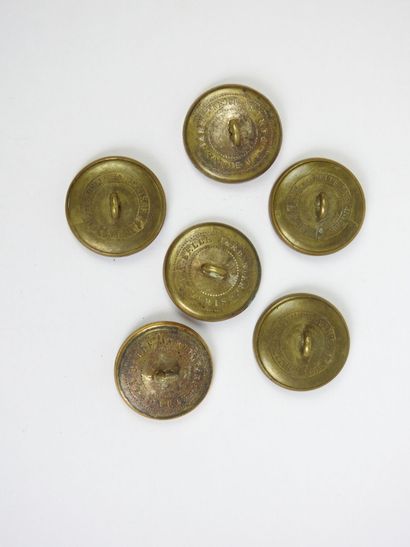LIVERY BUTTON. O. 6 marquis crown outfit...