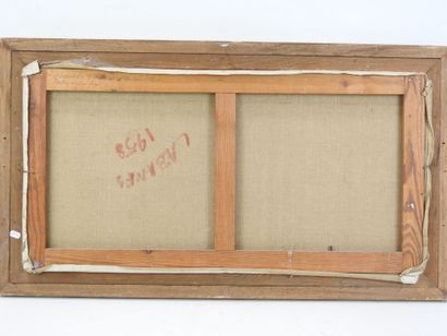 CABANES - XXth century : Still life with...