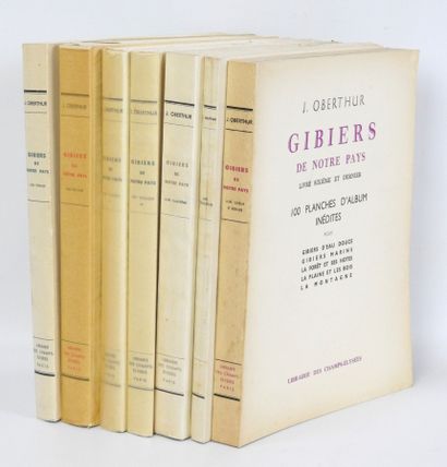 OBERTHUR Joseph. Gibiers de notre pays, histoire...