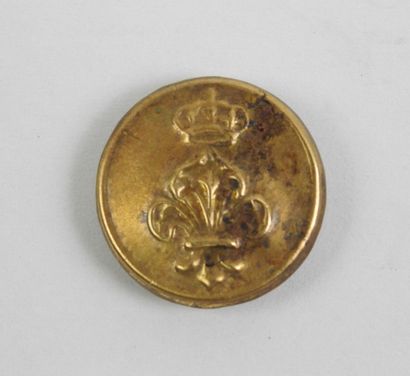 Crew of S.M. LOUIS XVI (1774-1793). Gilt...