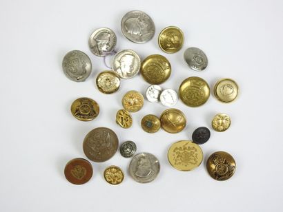 BUTTON. Lot of various buttons including...