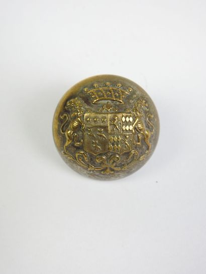 DELIVERY BUTTON Coat of arms under baron...