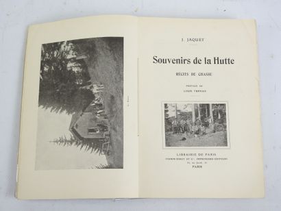 JAQUET J. Souvenirs de la Hutte. Paris, Firmin-Didot,...