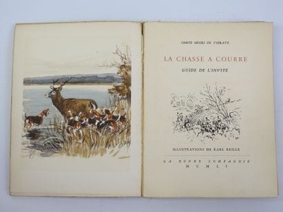 VIBRAYE Henri de. La chasse à courre. Illust....