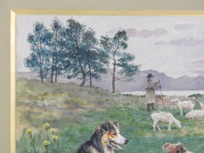 Georges Frédéric RÖTIG (1873-1961): Herding...