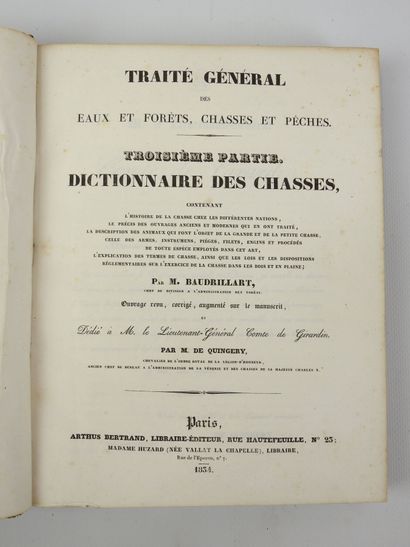 BAUDRILLART (Jacques-Joseph). Traité général...