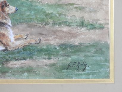 Georges Frédéric RÖTIG (1873-1961): Herding...