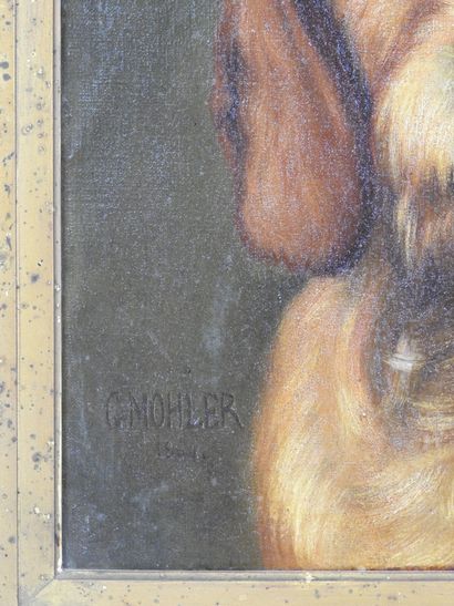 Gustave MOHLER (1836-1920): Portrait of a...