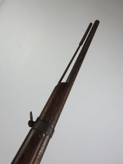 GRAS rifle converted for hunting with breechblock...