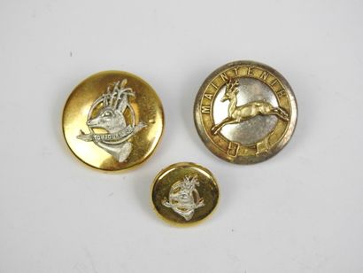 VENERIE BUTTONS. Lot including a pair of...